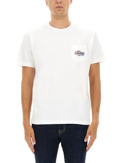Dsquared2 White T-shirt In White