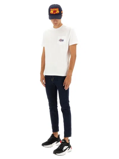Dsquared2 White T-shirt In White