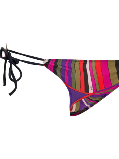 Pucci Emilio  "iride" Bikini Briefs In Multi