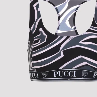Pucci Labyrinth Print Top In Multi