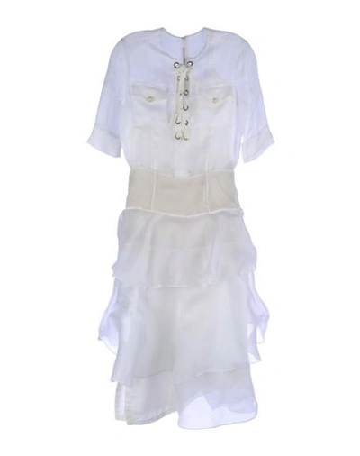 Alessandra Rich Long Dress In White