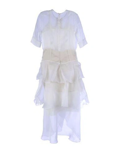 Shop Alessandra Rich Long Dress In White