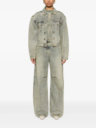 Entire Studios Whole Studio Dem Jeans Surface Wave In Blue