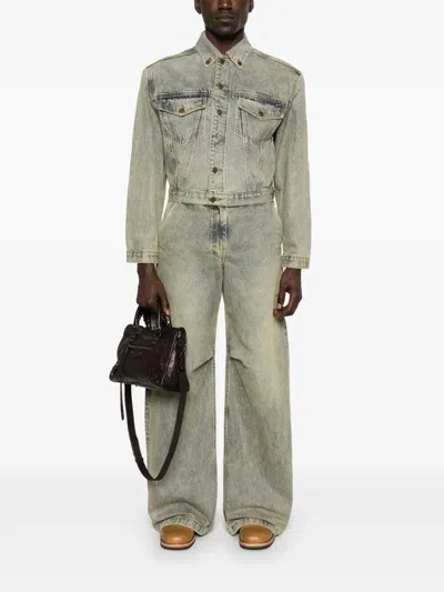 Entire Studios Whole Studio Dem Jeans Surface Wave In Blue