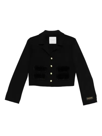Ermanno Wool Jacket In Black