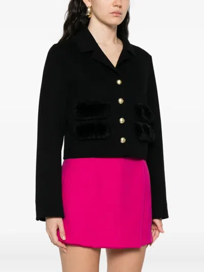 Ermanno Wool Jacket In Black