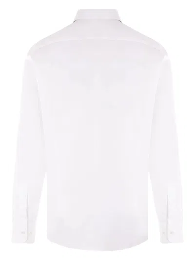Etro Straight Shirt Long Sleeves Button Down Collar In White