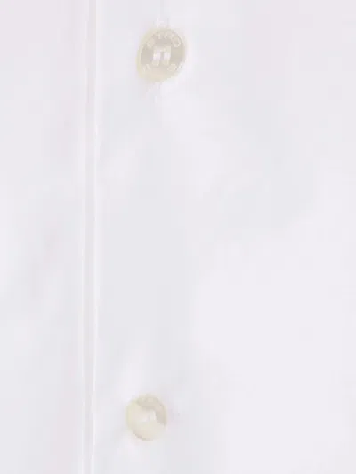 Etro Straight Shirt Long Sleeves Button Down Collar In White