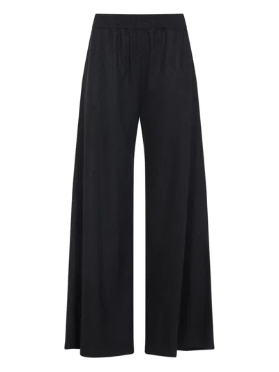 Fabiana Filippi Wide-leg Trousers With Tailored Fit In Black