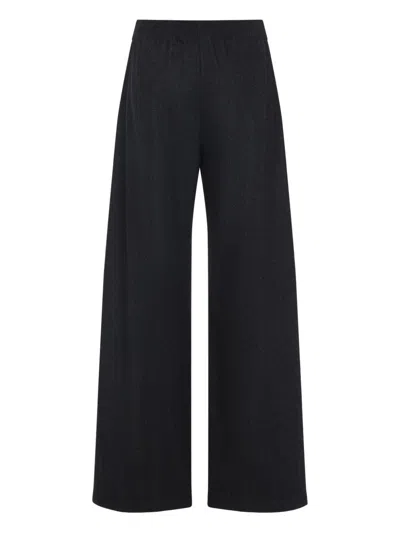 Fabiana Filippi Wide-leg Trousers With Tailored Fit In Black