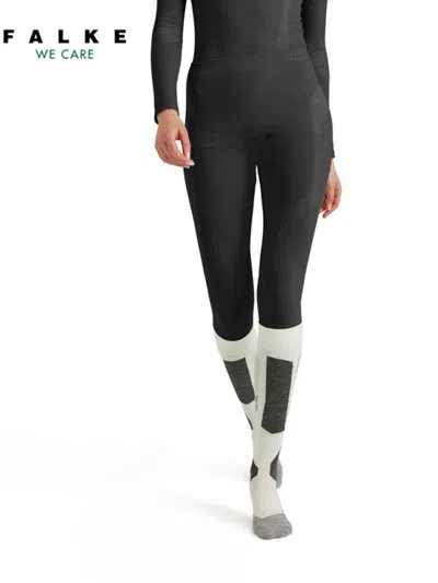 Falke Wool Tech Long Base Layer Bottom In Black