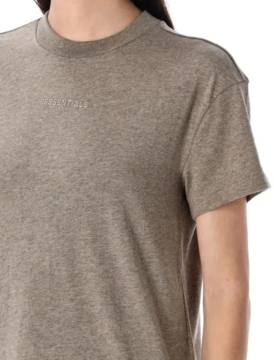 Essentials Fear Of God   Grey Cotton-blend T-shirt In Brown