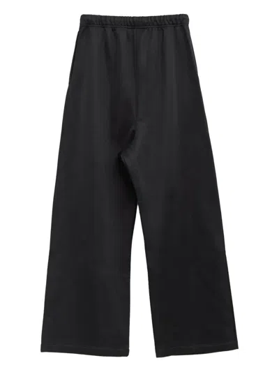 Essentials Drawstring Track Pants In Black