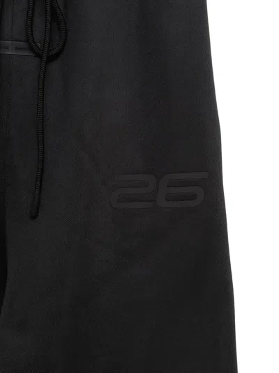 Essentials Drawstring Track Pants In Black