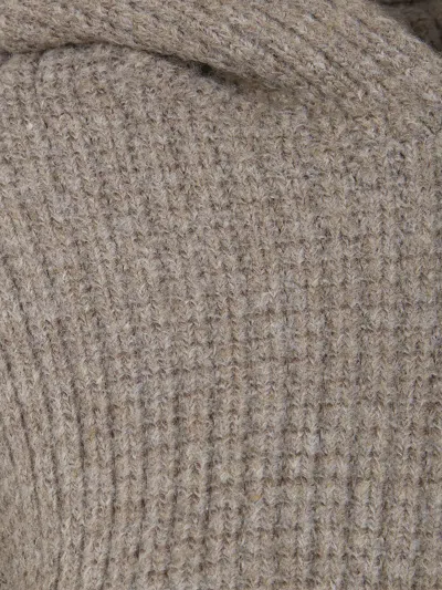 Essentials Fear Of God  "womens Heavy Waffle 90`s" Hoodie In Brown