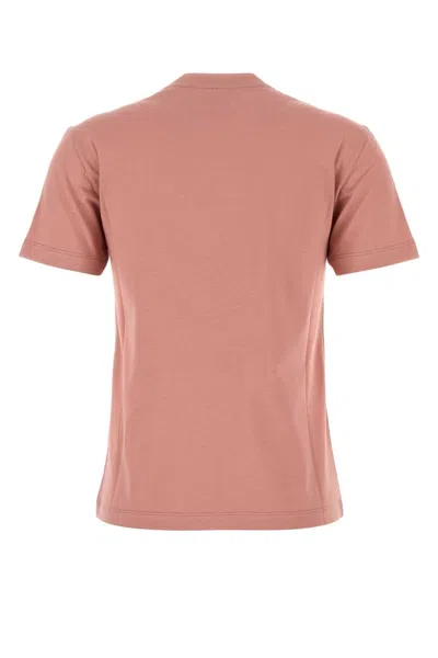 Fendi Embroidered Tee Shirt In Pink