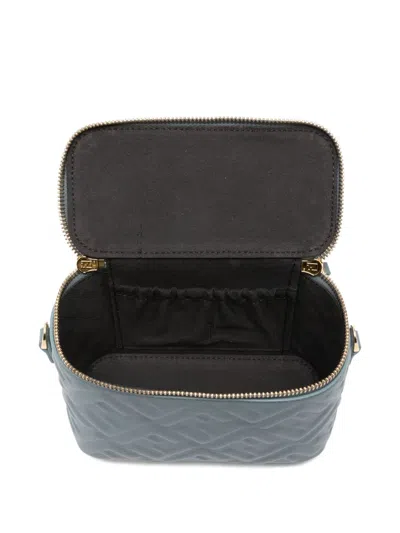 Fendi Vanity Leather Crossbody Bag With Ff Motif