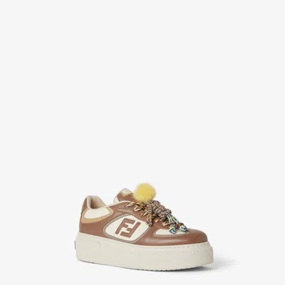 Fendi Sneakers Chunky Sole Contrast Panels In Multi