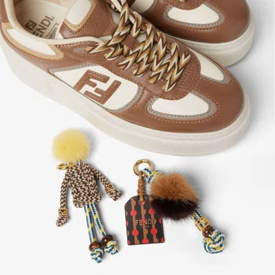 Fendi Sneakers Chunky Sole Contrast Panels In Multi