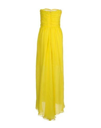 Shop Msgm Formal Dress In Yellow