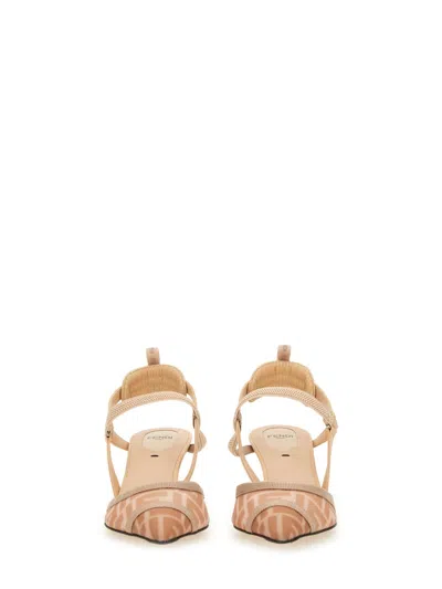 Fendi Slingback Hummingbird Lite In Neutral
