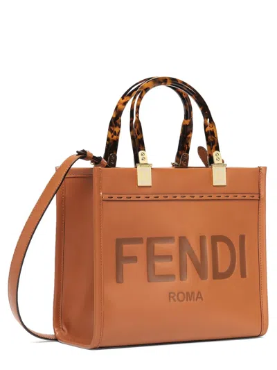 Fendi Sunshine Small Leather Handbag