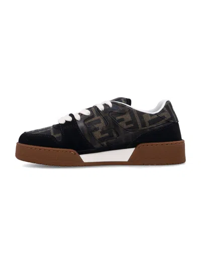 Fendi Match Ff Jacquard Low-top Sneakers