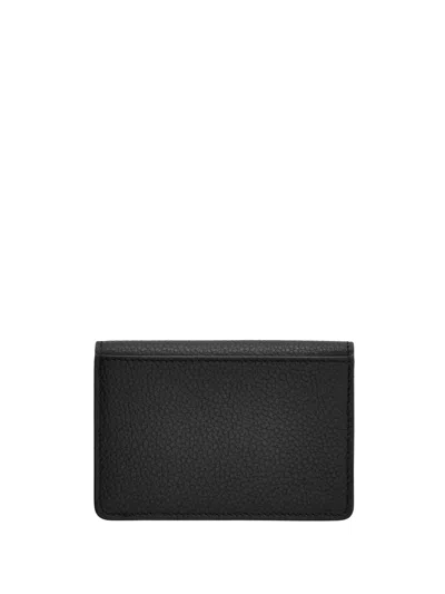 Ferragamo Gancini Key Ring In Black