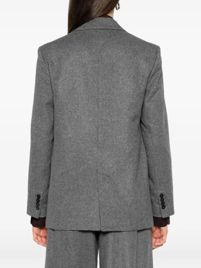Forte Forte Wool Single-breasted Jacket In Gray