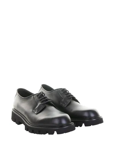 Fratelli Rossetti Black Leather Derby