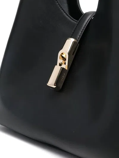 Furla Borsa Goccia M Hobo Nera In Black