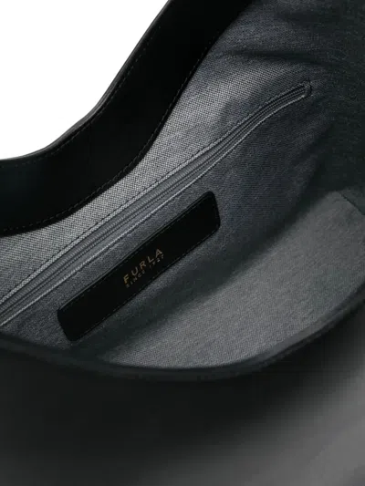 Furla Borsa Goccia M Hobo Nera In Black