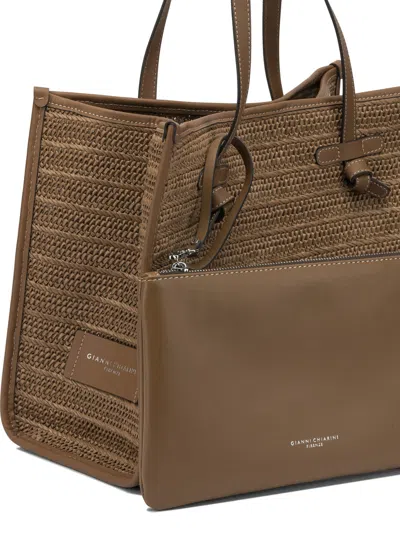 Gianni Chiarini Stylish Shoulder Bags Featuring Unique Design In Brown