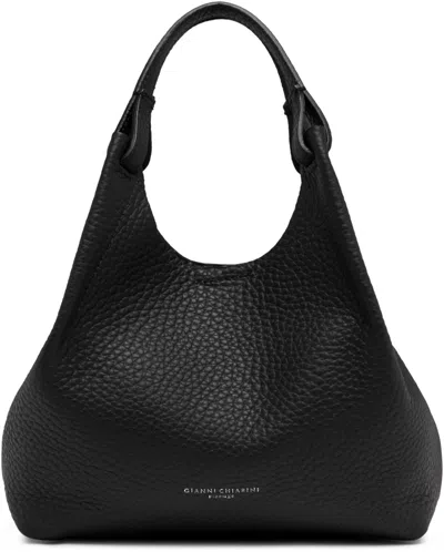 Gianni Chiarini Dua Bag In Black Leather In Black