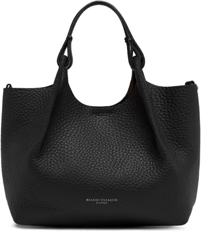 Gianni Chiarini Dua Bag In Black Leather In Black