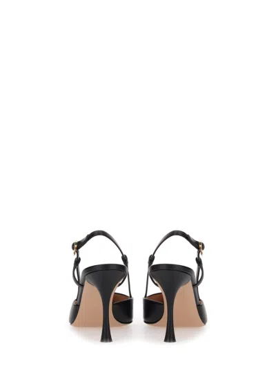 Gianvito Rossi Pumps Ribbon With Back Strap In Black