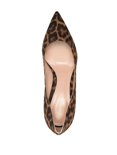 Gianvito Rossi Gianvito 70 Leopard-print Suede Pumps In Animal Print