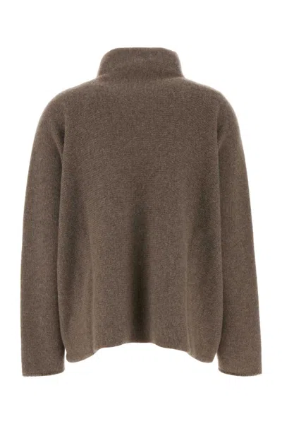 Giorgio Armani Mud Cashmere Oversize Sweater In Multi
