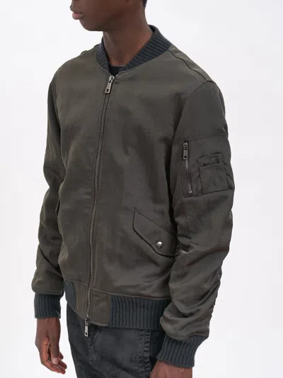 Giorgio Brato Nylon Bomber Over In Green