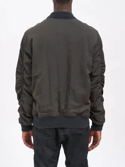 Giorgio Brato Nylon Bomber Over In Green