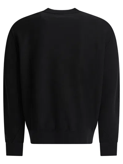 Givenchy Crew Neck Long Sleeve Ribbed Sweatshirt In Multi