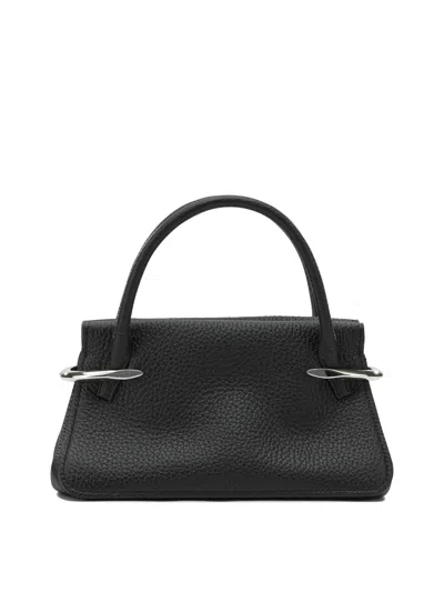 Givenchy Pinch Mini Top-handle Bag In Grain Leather In Black