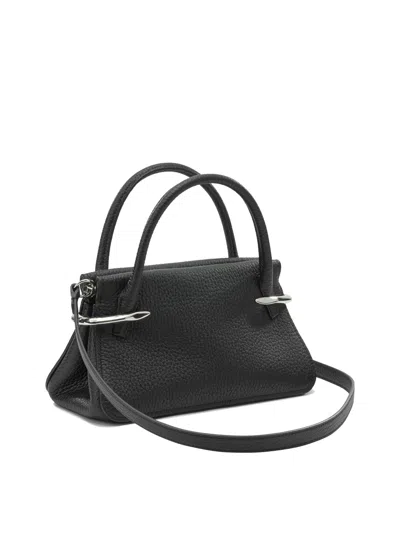 Givenchy Pinch Mini Top-handle Bag In Grain Leather In Black