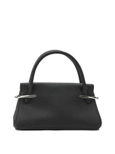 Givenchy Pinch Mini Top-handle Bag In Grain Leather In Black