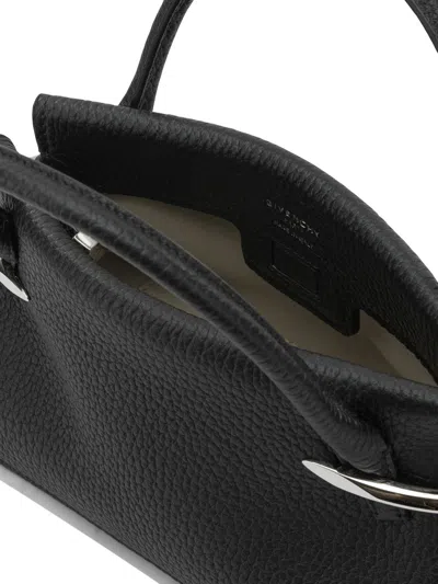 Givenchy Pinch Mini Top-handle Bag In Grain Leather In Black