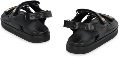 Givenchy 4g Adjustable Slingback Sandal In Black