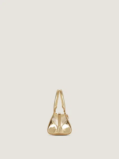 Givenchy Antigona Mini Top-handle Bag In Mirror Laminated Leather In Gold