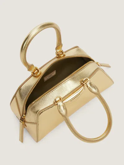 Givenchy Antigona Mini Top-handle Bag In Mirror Laminated Leather In Gold