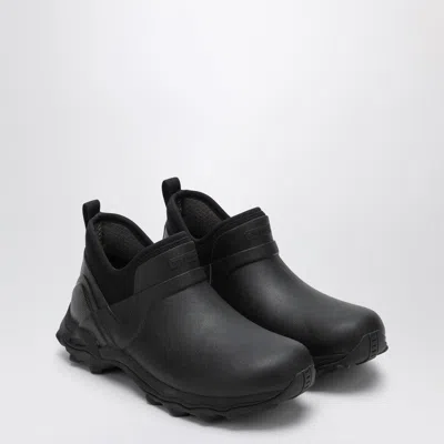 Givenchy Black Bogs Rubber Chelsea Boots In Multi
