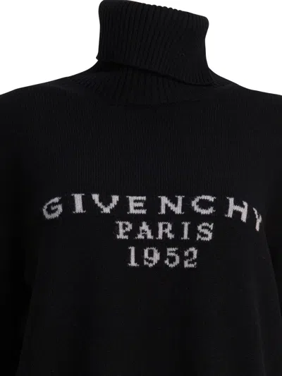 Givenchy Black Wool High Neck Sweater
